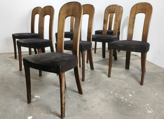 Postmodern High Back Dining Chairs – Wood (photo 6 of 6)