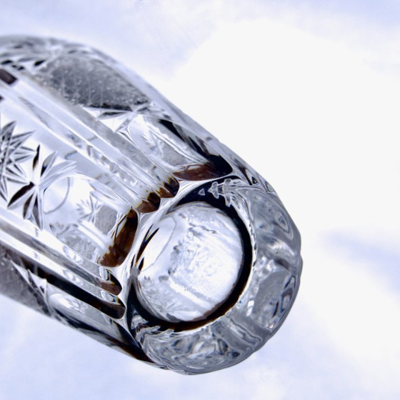 Image 1 of 7 antieke geslepen kristallen longdrinkglazen