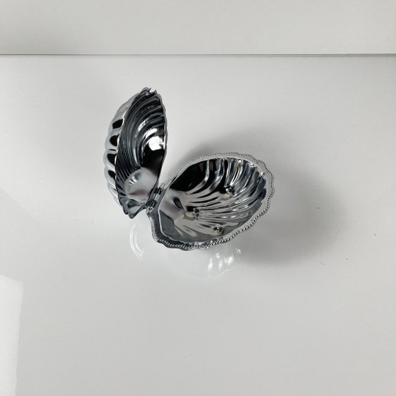 Image 1 of Zilverkleurige metalen doos, 1970