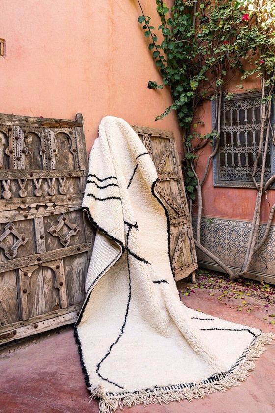 Handgemaakt wollen vloerkleed, 2/3 meter, op maat gemaakt. – Aime Té, Vloerkleden en tapijten, Wool (photo 4 of 5)