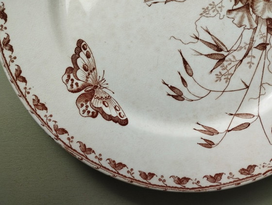 Image 1 of x2 piatti piani ø 22,5cm Sarreguemines ironstone U&C “Carmen”