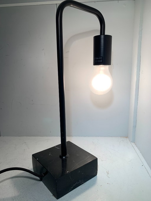 Lampe de table Lucid - Vintage - Socle en marbre - Douille E27