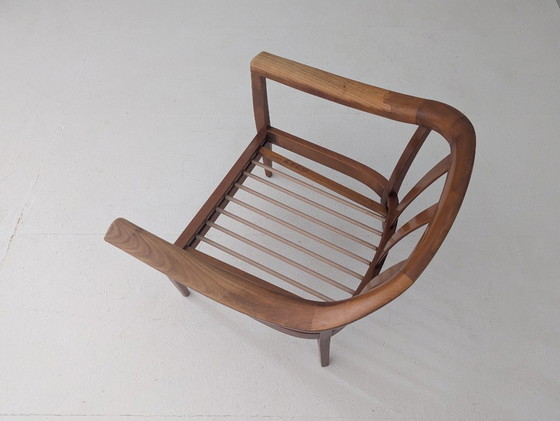 Image 1 of Poltrone in legno di ciliegio Wilhelm Knoll di metà secolo, Germania, anni '60