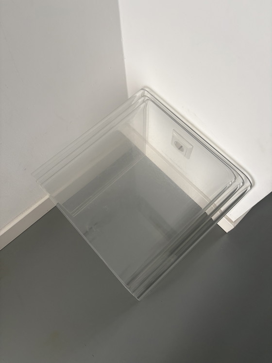 Image 1 of Vintage plexiglas nesting tables