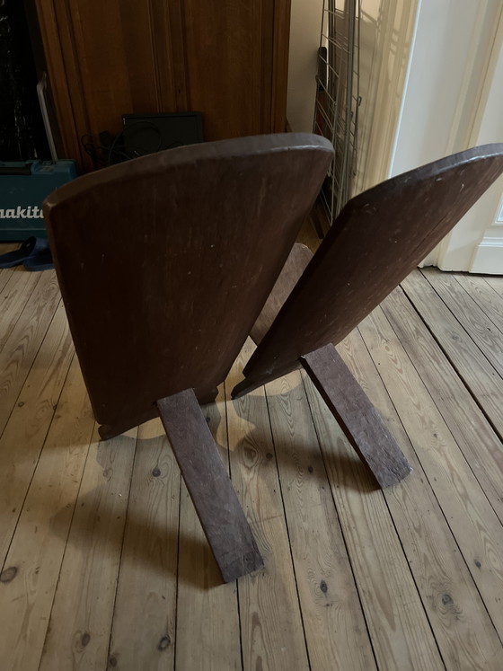 Chaises Africaines – Chaises pliantes, Wood (photo 3 of 5)