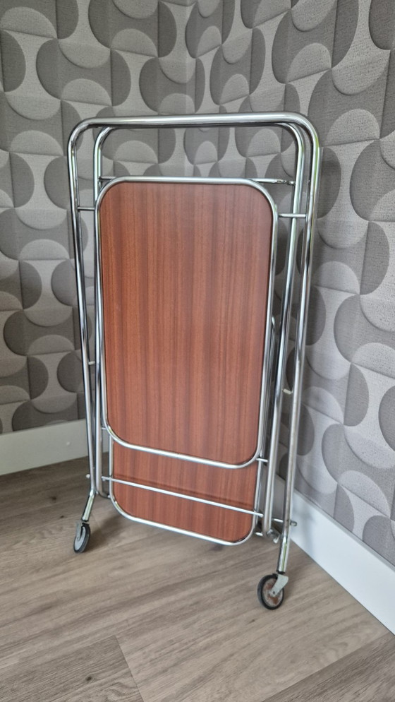 Image 1 of Vintage mid-century serving trolley