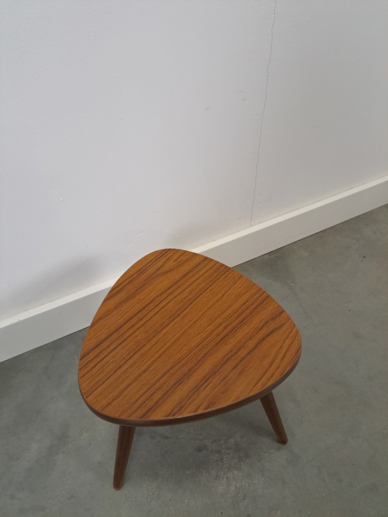 Image 1 of Beistelltisch mit brauner Formica-Platte, Pflanztisch Nr. 21
