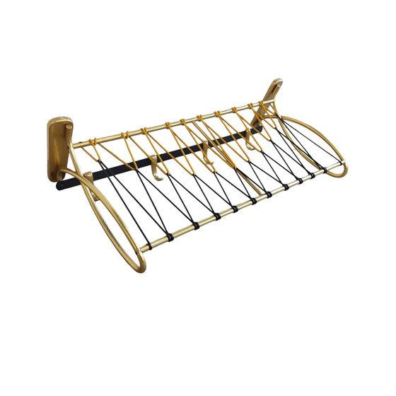 Image 1 of Mid Century String Kapstok, Train Rack 