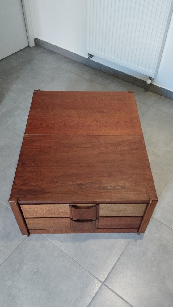 Paar vintage Scandinavische design modules, nachtkastje, ladekast, dressoir, tafel – Ladekasten, Anders (photo 3 of 19)