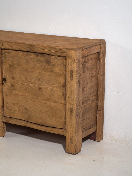 Buffet bas ancien de style primitif (c.1900) #2, Bois, Fer, Marron, Rustic (photo 54 sur 55)