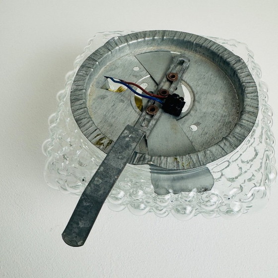 Image 1 of VINTAGE BUBBLE GLASS WALL LIGHT