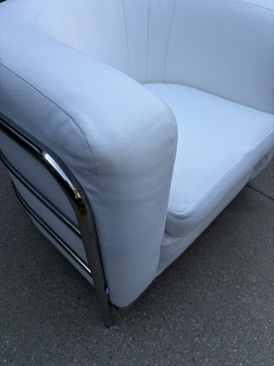 Sillón de diseño Onda de Zanotta – Sillones, Chrome, Textile (photo 11 of 12)