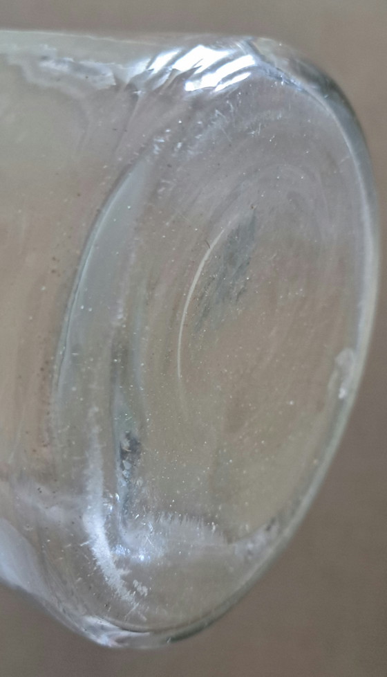 Image 1 of Antikes Apothekerglas aus Glas mit Metalldeckel, sauber