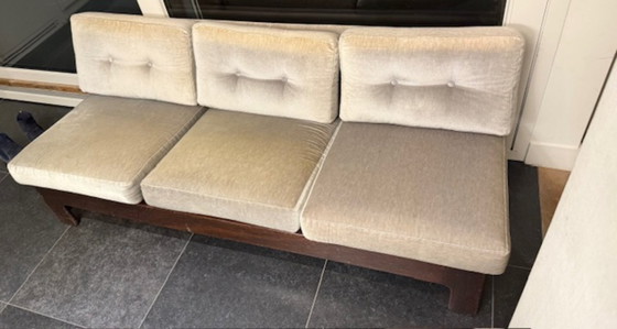 Image 1 of Van den Berghe-Pauvers modulaire sofa – 3-zit + hoekmodule + 1-zit – Belgische designklassieker
