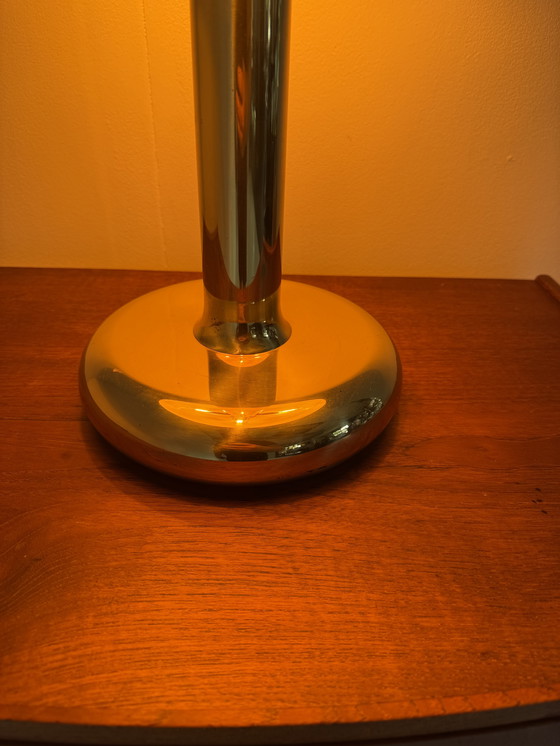 Image 1 of 2x messing tafellamp, Heinz Fw Stahl, Hillebrand '70