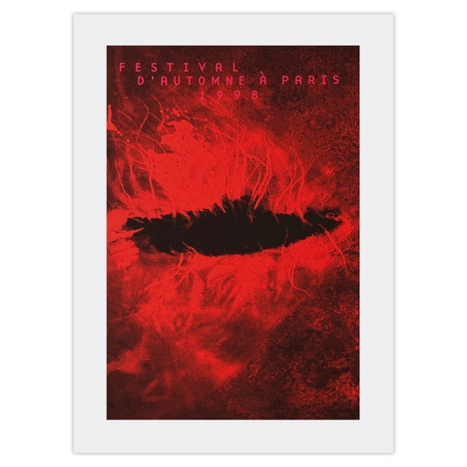 Anish Kapoor Poster Festival d'Automne 1998 (Amour Et Passion) – Paper (photo 2 of 5)