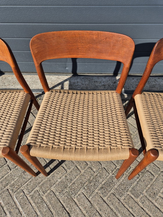 4 belle sedie Niels Otto Moller modello 75 – Niels Otto Møller, Sedie da pranzo, Legno (photo 6 of 11)