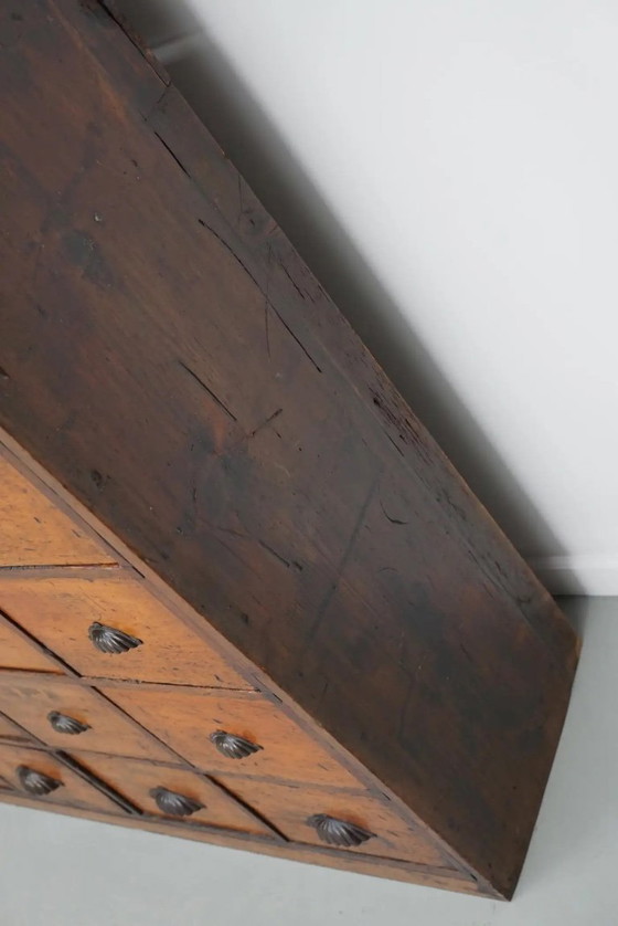 Image 1 of Antiker Apothekerschrank aus viktorianischer Zeit, gefertigt aus Hartholz und Kiefernholz