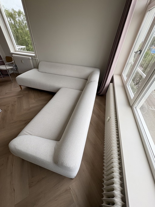 Bolia Caro 6-zits hoekbank - Revi Ivory, Geolied eiken - enlaces abiertos
