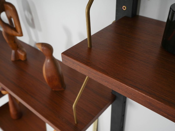 Estantería modular PS System de Preben Sørensen, chapa de teca, Dinamarca, años 70 – Estanterías de pared (photo 22 of 22)