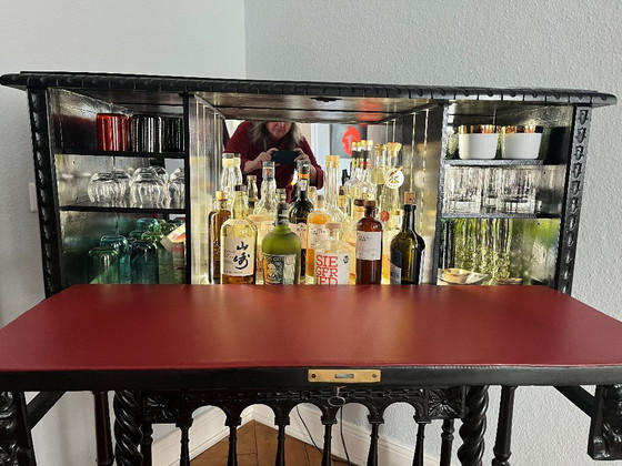 Image 1 of Spanischer Bargueno (Sekretär) umgebaut zum Barschrank