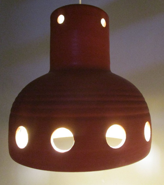 Image 1 of Prachtige 7ties keramiek lamp