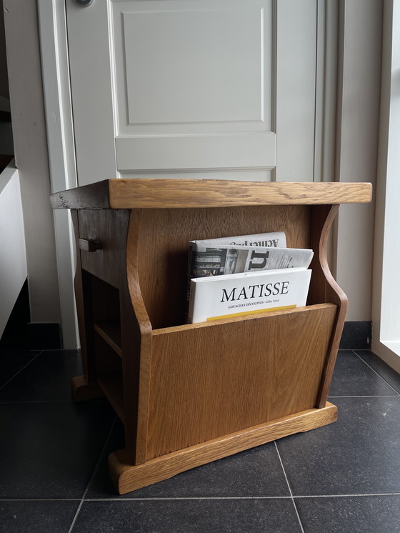 Image 1 of Midcentury houten bijzettafel