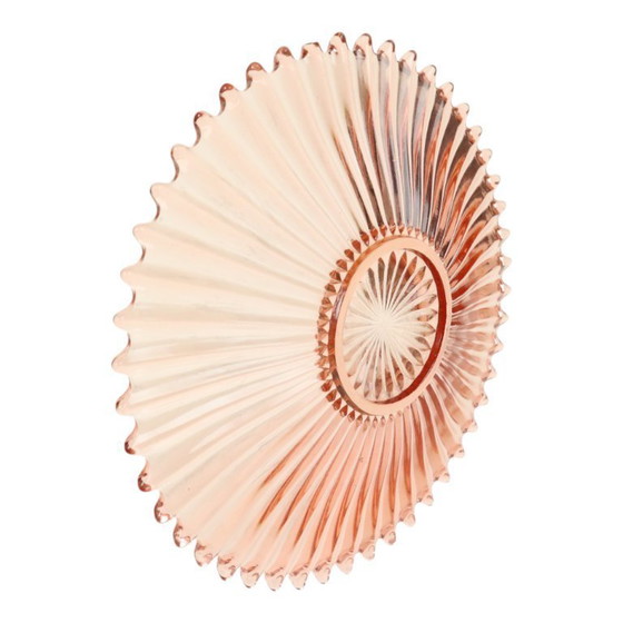 Image 1 of Art Deco Fruit Bowl Pink