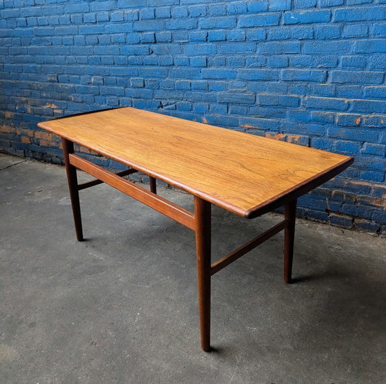 Image 1 of Tavolino da caffè vintage in teak, Danimarca, anni '60