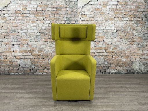 Bene Parcs Wing Chair groen - fauteuil