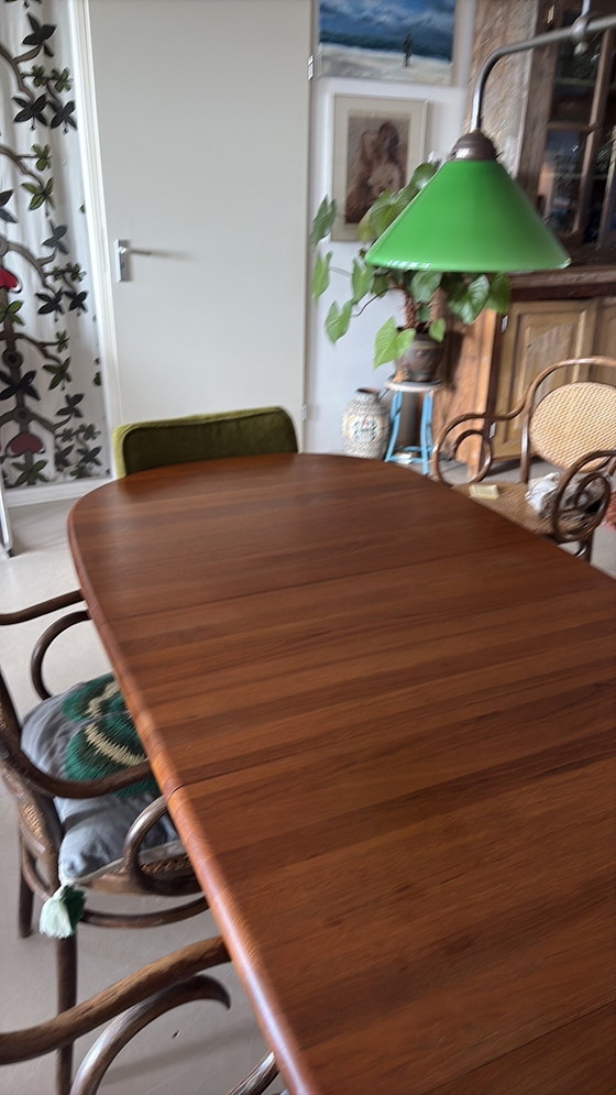 Image 1 of Table à manger extensible en teck d'origine danoise 70s