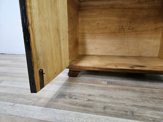 Image 1 of Tocador Art Decó con mármol blanco y espejo