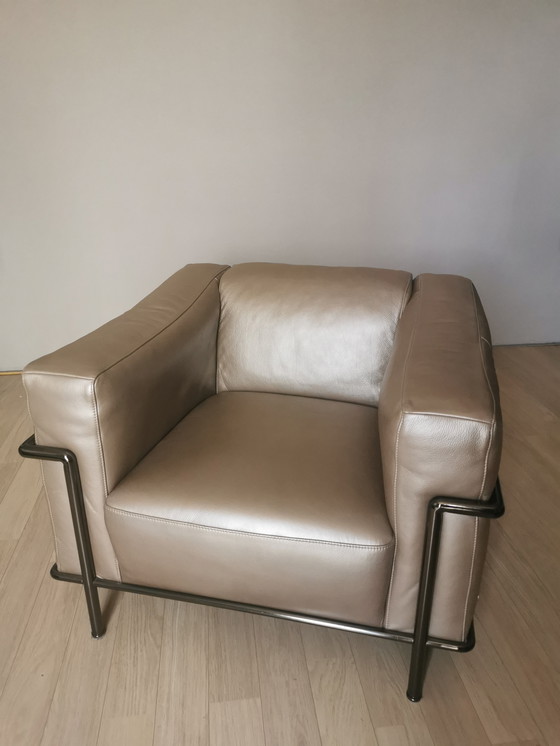 Image 1 of 2 X fauteuils en cuir Natuzzi