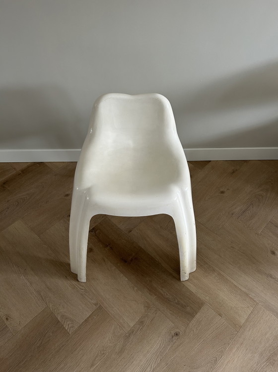 Juego de 4 sillas Patrick Gingembre ‘Ginger’ – Paulus, Francia, ca. 1970 – Sillas de comedor, Fiberglass (photo 3 of 11)