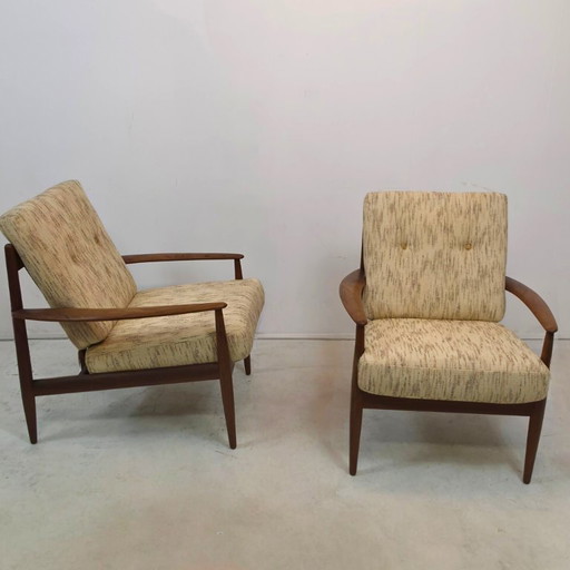 France & Son FD-118 by Grete Jalk set of two Original upholstery 1960s Danish design