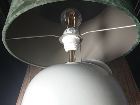 Image 1 of Vintage Herda table lamp "Apple" made of ceramic