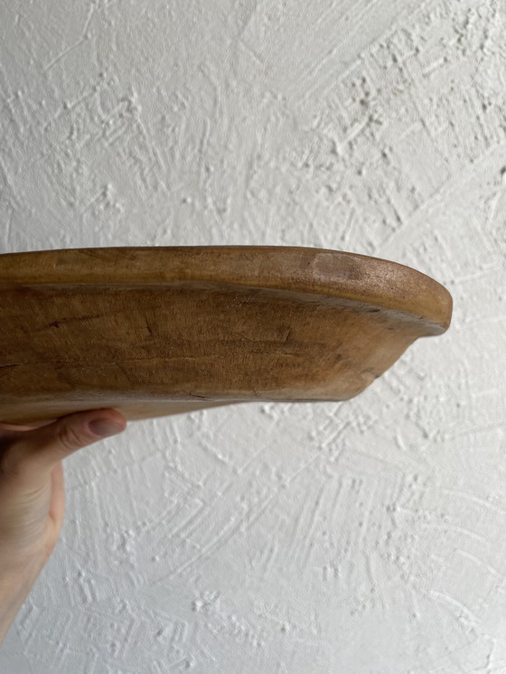 Image 1 of Plat bois primitif vintage 