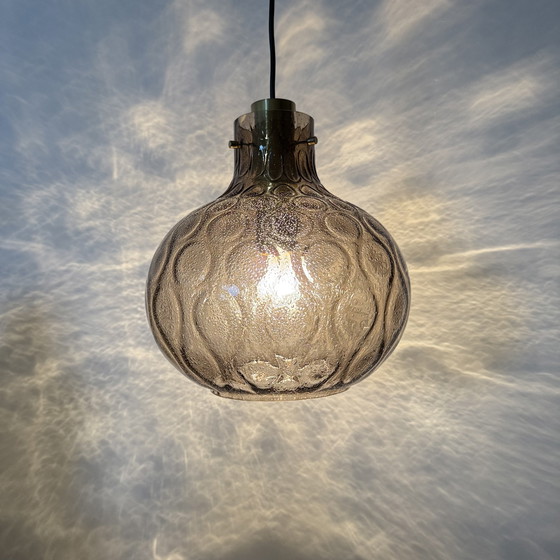 Image 1 of Limburg Glashütte glass hanging lamp , 1970s