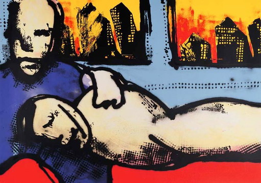 Herman Brood METROLOVERS Hand signed.