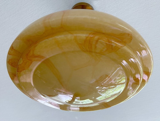 Image 1 of Lampe pendante en verre Art Déco