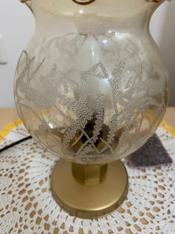 Paire de lampes de chevet vintage KOZOLE, Yougoslavie, années 1970 – Metal, Glass (photo 12 of 12)
