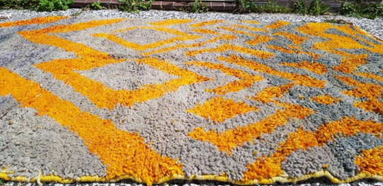 Image 1 of Hand-knotted Berber wool rug 243x160cm