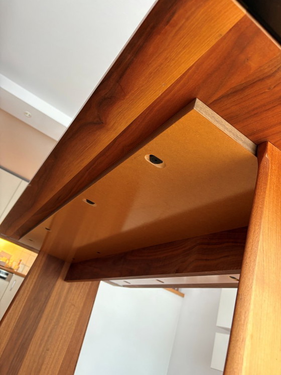 Image 1 of ARCO Lance eettafel – Amerikaans noten – Nederlands design – 90 x 210 cm