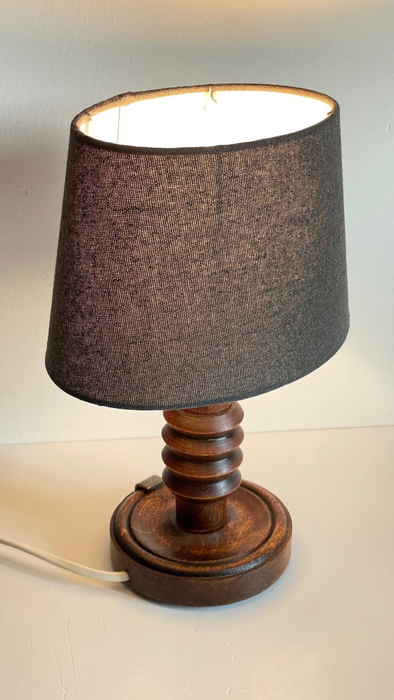 Image 1 of  Lampe Esprit Scandinave Façon Charles Dudouyt Vintage