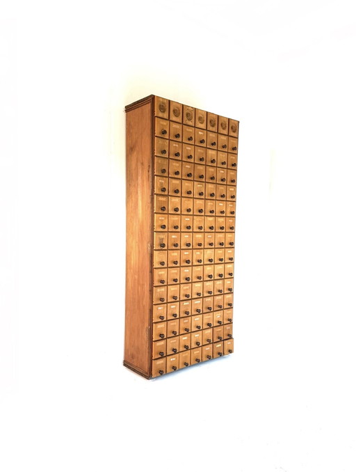Vintage XL Apothecary cabinet/drawer cabinet '30s.