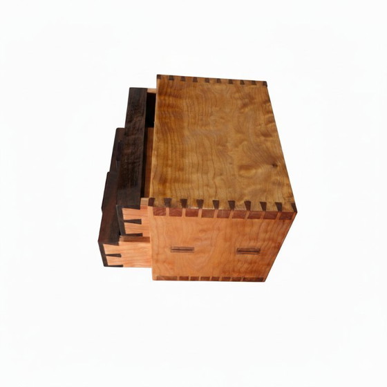 Image 1 of Two Drawer Dovetail Box - HOPE