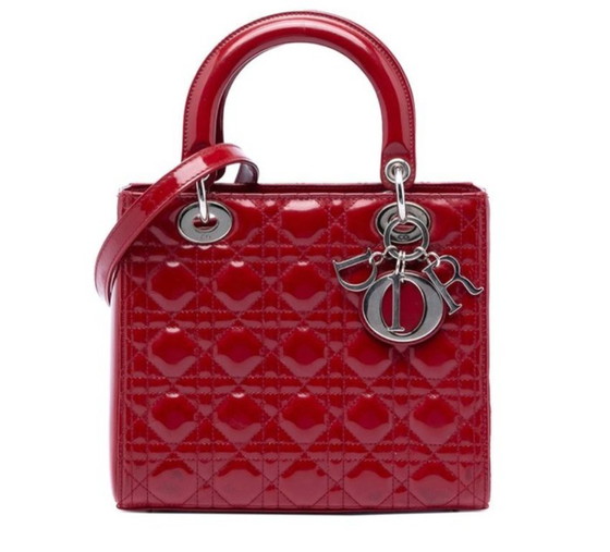 Image 1 of Christian Dior Lady Dior Medium Kirschrot