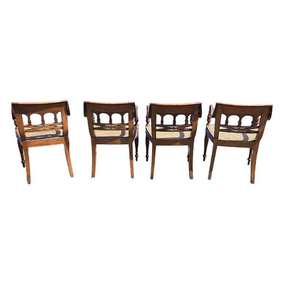 Poltrone coloniali antiche delle Indie Orientali Olandesi, circa 1900 – Sedie da pranzo, Wood (photo 9 of 9)