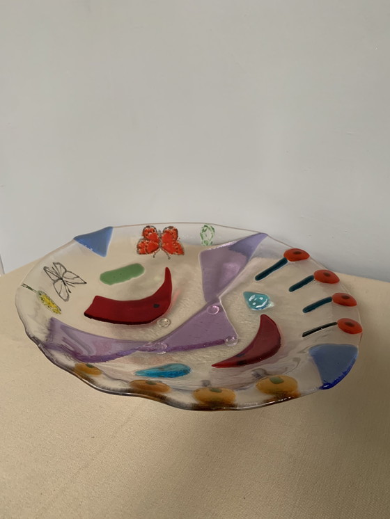 Image 1 of Glass design bowl glass art Greet Soppe Netherlands