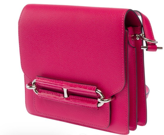 Image 1 of Zak HERMES Roulis en Cuir Rose - 103500